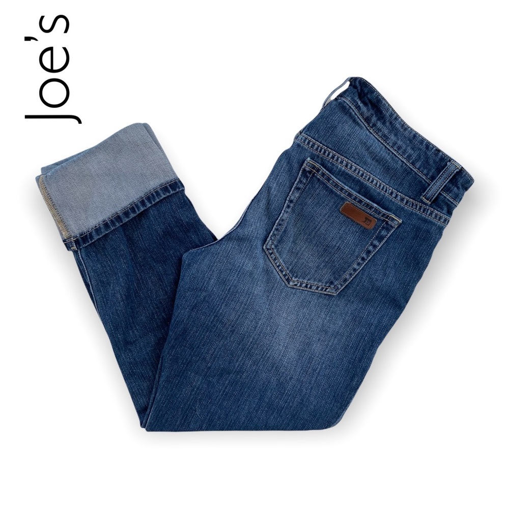 Joe's Jeans Dark Indigo Cropped Ankle Jeans